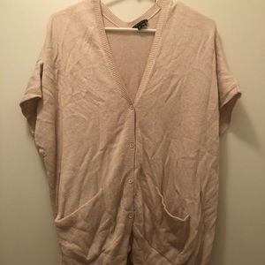 theory pink sweater xs